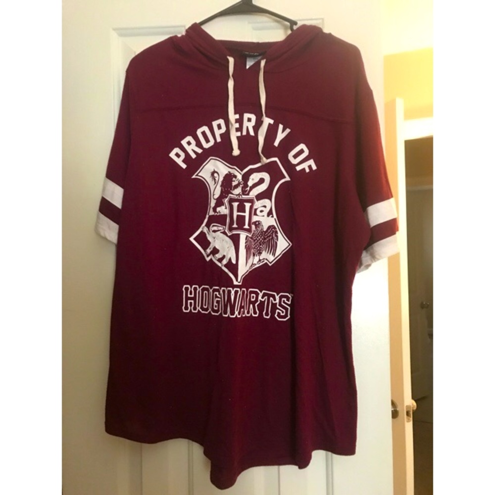 Harry Potter Hooded Baseball Tee